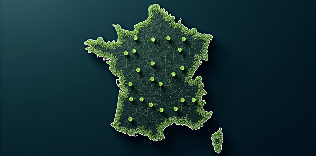 Carte de France — engagement territorial